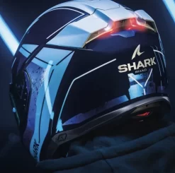 Shark Skwal I3 Rhad Helmet Blue/Grey -Motorcycle Gear Store HE0820EBUS 3