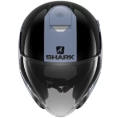 Shark City Cruiser Karonn Helmet Silver/Black -Motorcycle Gear Store HE1936ESSK 2