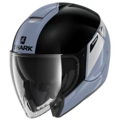 Shark City Cruiser Karonn Helmet Silver/Black