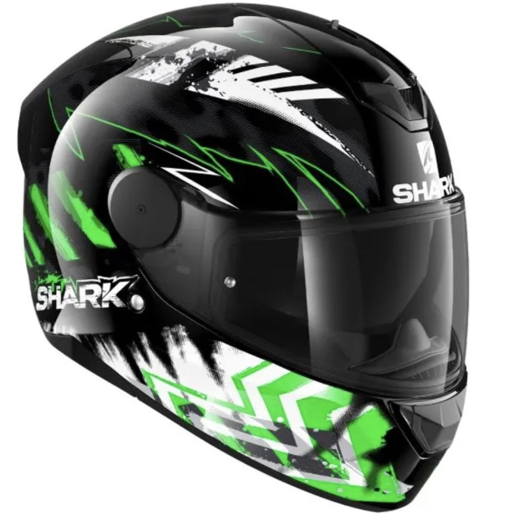 Shark D-Skwal 2 Penxa Helmet Black/Green/Yellow 3 Shark D-Skwal 2 Penxa Helmet Black/Green/Yellow - Image 3