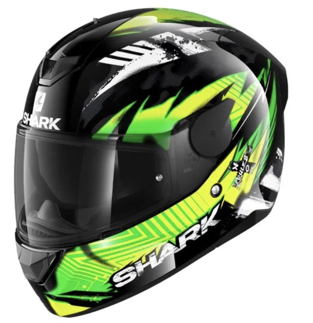 Shark D-Skwal 2 Penxa Helmet Black/Green/Yellow 1 Shark D-Skwal 2 Penxa Helmet Black/Green/Yellow