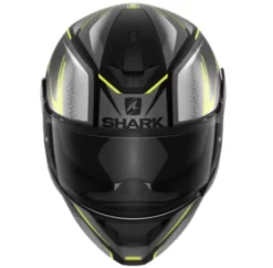 Shark D-Skwal 2 Daven Mat Helmet Black/Anthacite/Yellow -Motorcycle Gear Store HE4057EKAY 2