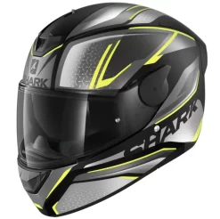 Shark D-Skwal 2 Daven Mat Helmet Black/Anthacite/Yellow