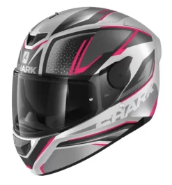 Shark D-Skwal 2 Daven Mat Helmet Silver/Black/Violet