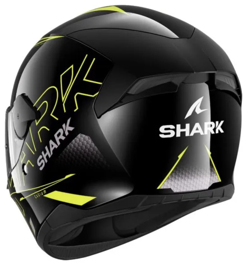 Shark D-Skwal 2 Cadium Helmet Black/Yellow/Black 2 Shark D-Skwal 2 Cadium Helmet Black/Yellow/Black - Image 2