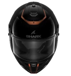 Shark Spartan RS Blank SP Helmet Black/Copper/Black -Motorcycle Gear Store HE8104EKCK 2