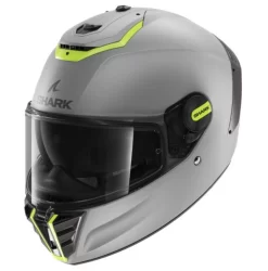 Shark Spartan RS Blank Mat SP Helmet Silver/Yellow/Sliver