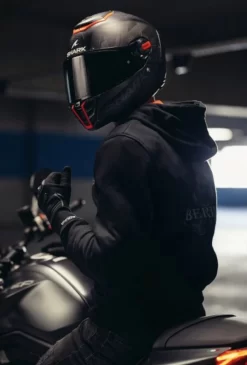 Shark Spartan RS Stingrey Mat Helmet Black/Red -Motorcycle Gear Store HE8113EKAR 4