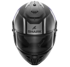 Shark Spartan RS Carbon Shawn Helmet Grey/Blue -Motorcycle Gear Store HE8156EDBS 2