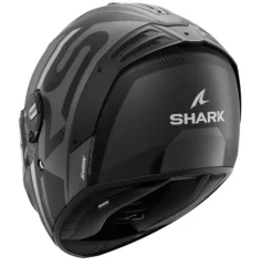 Shark Spartan RS Carbon Shawn Mat Helmet Silver -Motorcycle Gear Store HE8156EDSA 1