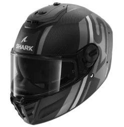Shark Spartan RS Carbon Shawn Mat Helmet Silver