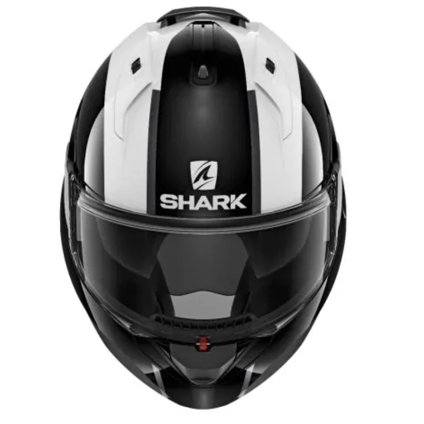 Shark Evo-ES Endless Helmet White/Black/Red 3 Shark Evo-ES Endless Helmet White/Black/Red - Image 3