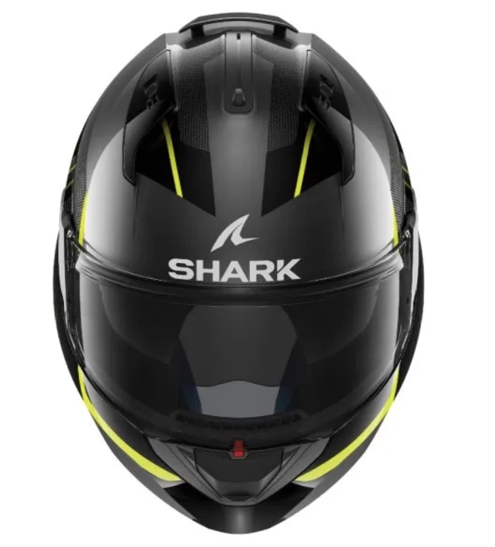 Shark Evo-ES Kryd Helmet Anthracite/Black/Yellow 3 Shark Evo-ES Kryd Helmet Anthracite/Black/Yellow - Image 3