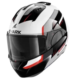 Shark Evo-ES Kryd Helmet White/Black/Red