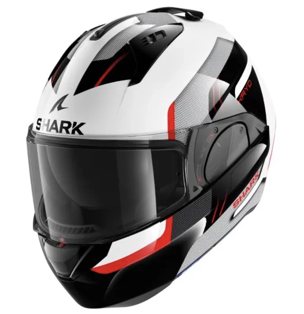 Shark Evo-ES Kryd Helmet White/Black/Red 1 Shark Evo-ES Kryd Helmet White/Black/Red