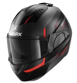 Shark Evo-ES Kryd Mat Helmet Black/Red