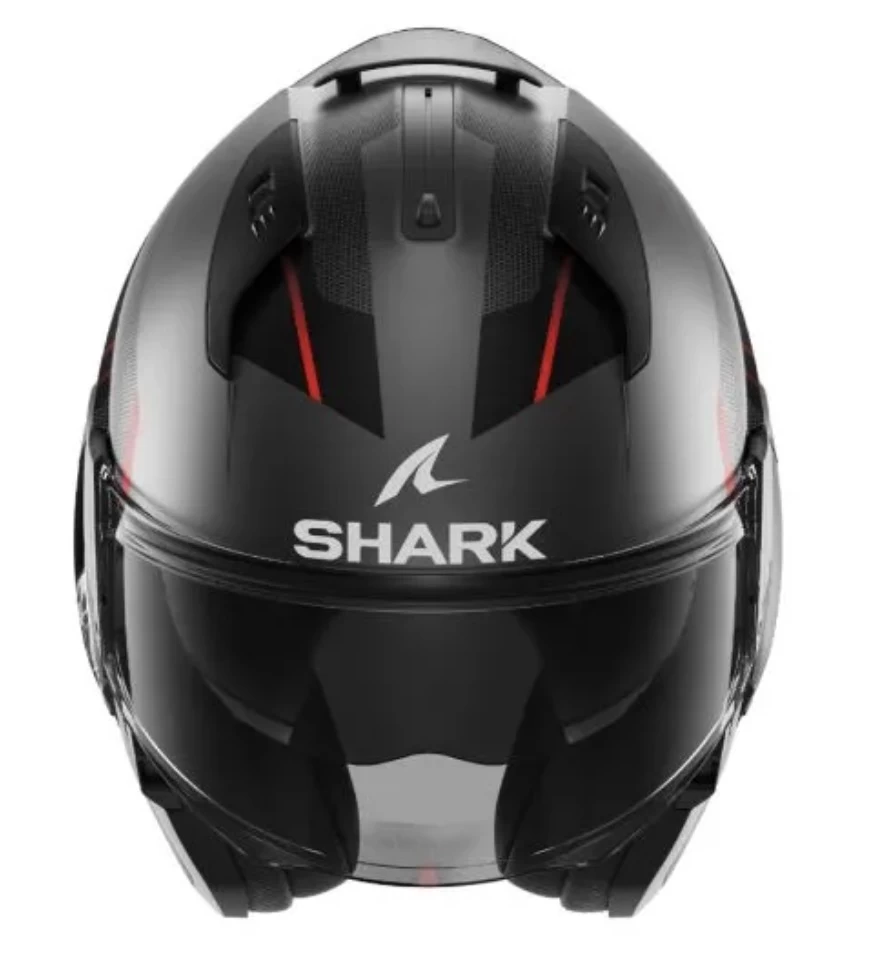 Shark Evo-ES Kryd Mat Helmet Black/Red 3 Shark Evo-ES Kryd Mat Helmet Black/Red - Image 3