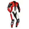 IXON VENDETTA EVO BLACK/RED/WHITE ONE PIECE LEATHER SUIT