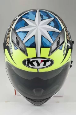 Falcon Espargaro Replica -Motorcycle Gear Store KYT Falcon Esprgaro Top Front 63317.15938439231
