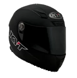 KR-1 Mat Black -Motorcycle Gear Store KYT KR 1 Plain Matt Black Right Front 20487.1593399671 1