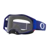 Oakley Airbrake Motorcycle Goggles With Clear Lens - Moto Blue