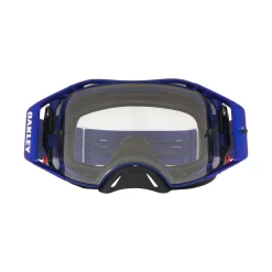 Oakley Airbrake Motorcycle Goggles With Clear Lens - Moto Blue -Motorcycle Gear Store OA7046A700 1