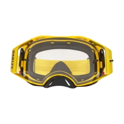 Oakley Airbrake MX Motorcycle Goggles With Clear Lens - Moto Yellow -Motorcycle Gear Store OA7046B500 1
