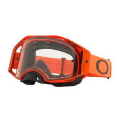 Oakley Airbrake Motorcycle Goggles With Clear Lens - Moto Orange