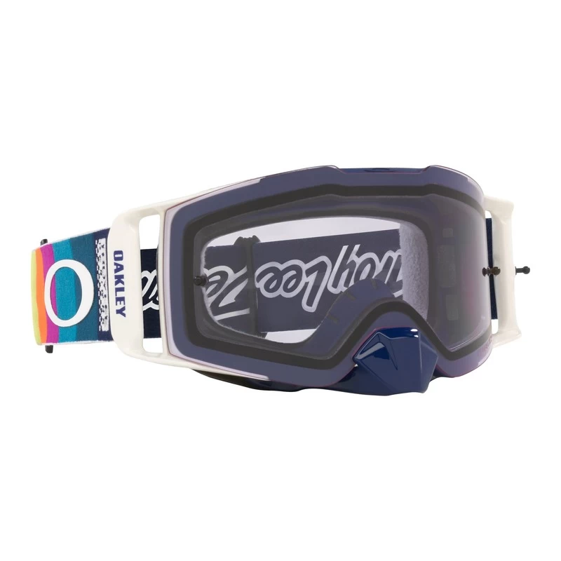 Oakley Front Line Troy Lee Design Motorcycle Goggles With Prizm Low Light Lens - Graph White 2 Oakley Front Line Troy Lee Design Motorcycle Goggles With Prizm Low Light Lens - Graph White - Image 2