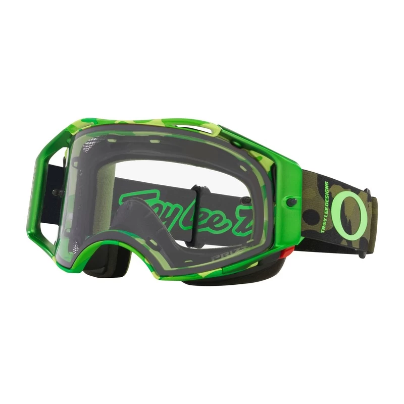 Oakley Airbrake MTB Troy Lee Designs Motorcycle Goggles With Prizm Low Light Lens - Dazzle Green 1 Oakley Airbrake MTB Troy Lee Designs Motorcycle Goggles With Prizm Low Light Lens - Dazzle Green