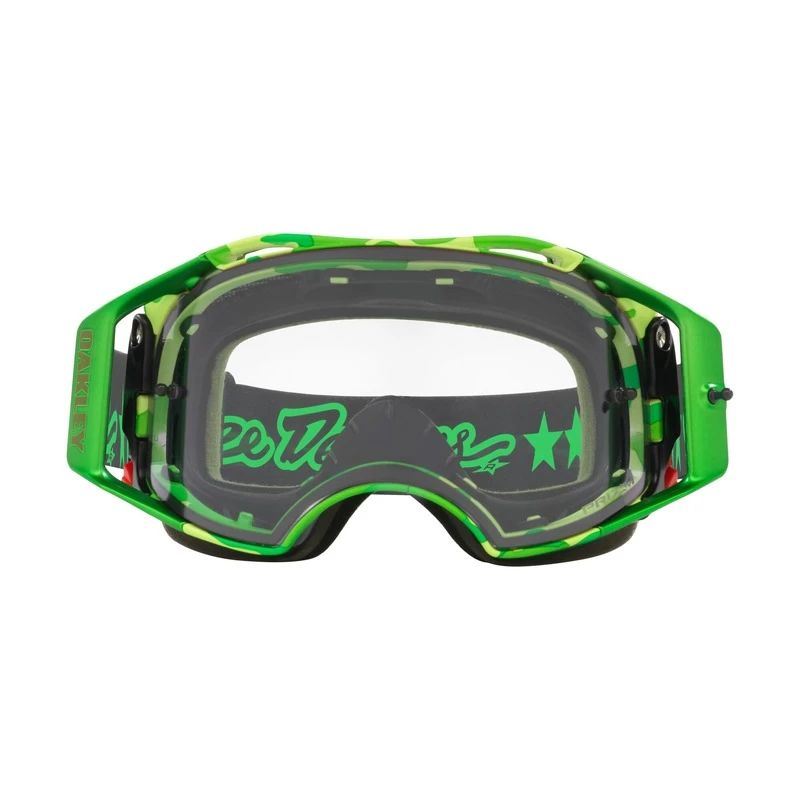Oakley Airbrake MTB Troy Lee Designs Motorcycle Goggles With Prizm Low Light Lens - Dazzle Green 3 Oakley Airbrake MTB Troy Lee Designs Motorcycle Goggles With Prizm Low Light Lens - Dazzle Green - Image 3