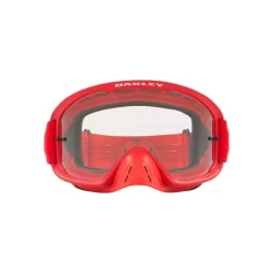 Oakley OFRAME 2.0 PRO Motorcycle Goggles With Clear Lens Hi Impact Lens - Moto Red -Motorcycle Gear Store OA71153400 1