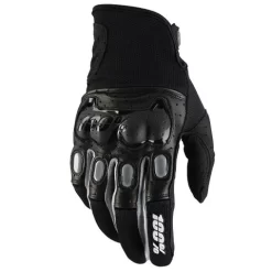 100% DERESTRICTED BLACK/GREY GLOVES