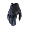 100% ITRACK BLACK/CHARCOAL GLOVES