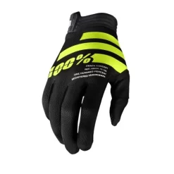 100% ITRACK FLUO YELLOW/BLACK GLOVES