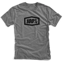 100% ESSENTIAL GUNMETAL T-SHIRT