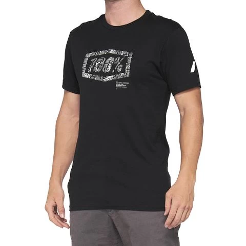 100% ESSENTIAL BLACK/SNAKE T-SHIRT 1 100% ESSENTIAL BLACK/SNAKE T-SHIRT