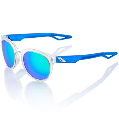 100% CAMPO SUNGLASSES POLISHED CRYSTAL CLEAR WITH GREEN MULTILAYER LENS 1 100% CAMPO SUNGLASSES POLISHED CRYSTAL CLEAR WITH GREEN MULTILAYER LENS