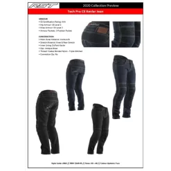 RST TECH PRO CE KEVLAR JEANS -Motorcycle Gear Store RSJK200270 2