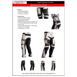 RST ADVENTURE-X PRO CE PANT -Motorcycle Gear Store RSPT995110 2