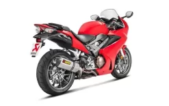 AKRAPOVIC HONDA VFR800F (2017-2020) SLIP-ON SYSTEM S-H8SO4-HRT -Motorcycle Gear Store S H8SO4 HRT 2 grande