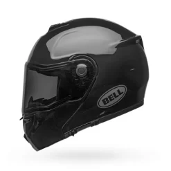 Bell SRT Modular Solid Gloss Black Helmet -Motorcycle Gear Store bell srt modular street helmet gloss black l