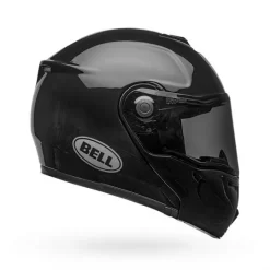 Bell SRT Modular Solid Gloss Black Helmet -Motorcycle Gear Store bell srt modular street helmet gloss black r 1