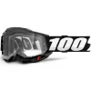 100% ACCURI2 GOGGLE BLACK CLEAR LENS