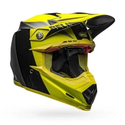Bell Moto-9 Flex Division Matte/Gloss Black/Hi Viz/Grey Helmet