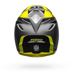 Bell Moto-9 Flex Division Matte/Gloss Black/Hi Viz/Grey Helmet -Motorcycle Gear Store division viz 7
