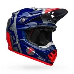 Bell Moto-9 Flex Seven Galaxy Matte/Gloss Navy/Silver Helmet