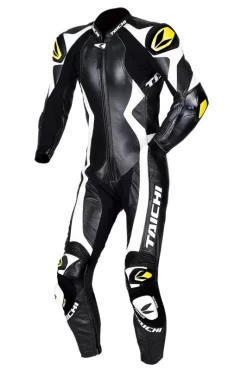 NXL103 | RS TAICHI GP-MAX R103 LEATHER SUIT - BLACK