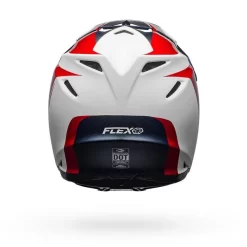 Bell Moto-9 Flex Division Matte/Gloss White/Blue/Red Helmet -Motorcycle Gear Store product BE711130 image 07