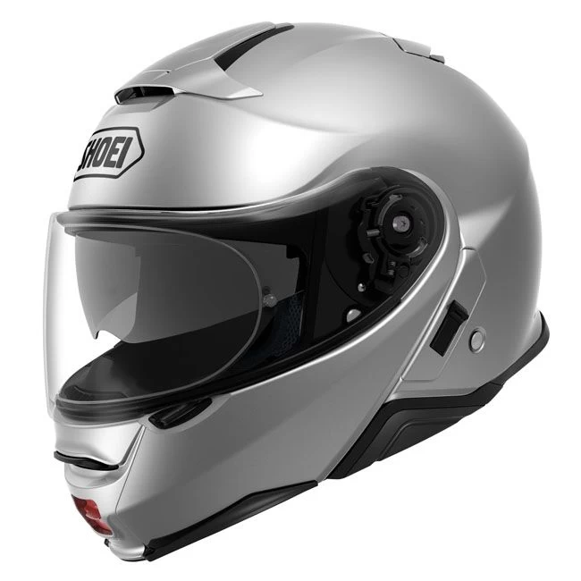 SHOEI NEOTEC II LIGHT SILVER HELMET 1 SHOEI NEOTEC II LIGHT SILVER HELMET